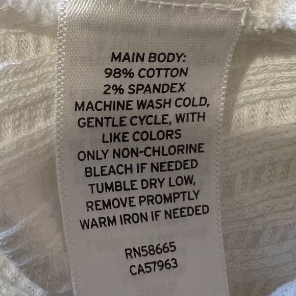 NWOT BP Rib Henley Tank in White (XL) - Picture 13 of 15